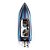 Lancha RC Pro Boat Sonicwake 24" Deep-V BLX RTR Blue - Imagem 6