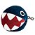 Pelúcia Super Mario Chain Chomp 15 " Club Mocchi Mocchi 12410R - Imagem 1