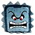 Pelúcia Tomy Mega Super Mario Thwomp Stuff 15* Club Mocchi Mocchi - Imagem 1
