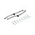 Du-Bro Body Clips Retainers Preto 2 Unidades Dub 2245 - Imagem 1