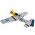 Aeromodelo Phoenix Model P-51 Mustang 46-55 GP/EP ARF 55.5" - Imagem 2