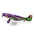 Aeromodelo FMS P-51 Mustang V2 PNP 1100MM Voodoo FMS134PVD - Imagem 4