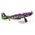Aeromodelo FMS P-51 Mustang V2 PNP 1100MM Voodoo FMS134PVD - Imagem 5