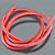 Cabo Silicone 8 AWG 1m Vermelho Castle 2800 Rádio-Controle - Imagem 1