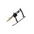 Trem de Pouso Preto Nine Eagles Bravo III NE4310003 Helimodelismo - Imagem 1