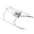 Trem de Pouso 3 Branco Nine Eagles Solo Pro 260 Helimodelismo - Imagem 1