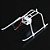 Trem de Pouso 2 Branco Nine Eagles Solo Pro 260 Helimodelismo - Imagem 1