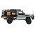 Carro MN Model 1:12 Jeep Toyota Land Cruiser 4WD Prata MN-82S - Imagem 3