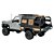 Carro MN Model 1:12 Jeep Toyota Land Cruiser 4WD Prata MN-82S - Imagem 2