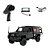 Carro MN Model 1:12 Jeep Toyota Land Cruiser 4WD Preto MN-82S - Imagem 1