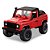 Carro MN Model 1:12 Jeep Land Rover com Faróis Vermelho MN-91 - Imagem 3