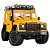 Carro MN Model 1:12 Jeep Land Rover com Faróis Laranja MN-91 - Imagem 1