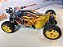 Carro Himoto 1/10 Syclone PRO Buggy .18 Nitro Amarelo/Preto Hi8102 - Imagem 1