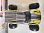 Carro Himoto 1/10 Eldorada Truck .18 Nitro 4WS Silver/Amarelo Hi6101 - Imagem 3