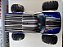 Carro Himoto 1/10 Eldorada Truck .18 Nitro 4WS Silver/Azul Hi6101 - Imagem 3