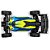 Automodelo Arrma Typhon Mega 665 1:8 4x4 RTR Buggy Azul ARA4206V4T1 - Imagem 3