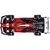 Carro Arrma 1/7 Limitless 120 8S BLX 4WD Vermelho Ara7816t1 - Imagem 6