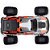 Carro Arrma 1:10 Granite Mega 665 4WD Monster Laranja - Imagem 3