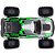 Automodelo Arrma Granite Mega 665 1:10 4x4 RTR Monster Truck Verde ARA4202V4T1 - Imagem 5