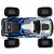 Automodelo Arrma Granite Mega 665 1:10 4x4 RTR Monster Truck Azul ARA4202V4T2 - Imagem 3