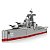 Blocos de Montar Mould King Battle-class Destroyer 1815 Peças - Imagem 2