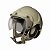 Capacete David Clark K10 Kit com Viseira Curta Prata - Imagem 1