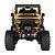 Carro WL Toys 1:10 Driving Rock Crawler Climbing 11KM 4WD Amarelo 104026 - Imagem 4