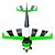 Aeromodelo Pilot RC Extra NG 103" (2.63m) 02 White/green - Imagem 2