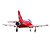 Aeromodelo Freewing Ares 3D Vermelho High 6S 90MM EDF JET PNP com Giroscópio Fj32311pg - Imagem 3