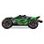 Carro Traxxas 1/10 Rustler 4WD Ultimate BLX TQI Green 67097-4 - Imagem 2