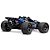 Carro Traxxas 1/10 Rustler 4WD Ultimate BLX TQI Blue 67097-4 - Imagem 3