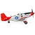 Aviao Wltoys p-51 Mustang 4CH 3D/6G A280 - Imagem 1