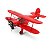 Aviao Wltoys Beech D17S EPP 4CH Biplano 3D/6G RED A300 - Imagem 1