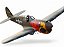 Aviao Seagull p-40 Warhawk Parrothead 50-60 80" W/retract ARF Sea250p - Imagem 1