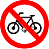 R-12 (PROIBIDO TRÂNSITO DE BICICLETAS) - Imagem 1
