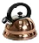 CHALEIRA EM INOX COM APITO LINHA BRONZE MIMO STYLE 3L - Imagem 1
