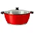 PANELÃO ALUMÍNIO FUNDIDO GULÊ VERMELHO 32CM 8,0 LITROS - Imagem 1