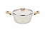 CAÇAROLA 24CM MTA LINHA CARMELA VANILLA 3,8L CERAMIC FLON - Imagem 1