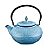 CHALEIRA AZUL LINHA FERRO FUNDIDO MTA 1,5L COM CESTO INFUSOR - Imagem 7