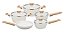 CONJUNTO 05 PANELAS MTA LINHA CARMELA VANILLA - Imagem 1