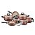 CONJUNTO DE PANELA LINHA FLORENCE SUPRA MTA CHOCOLATE 7 PEÇAS - Imagem 4