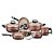 CONJUNTO DE PANELA LINHA FLORENCE SUPRA MTA CHOCOLATE 7 PEÇAS - Imagem 5