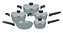 CONJUNTO DE PANELAS 5 PEÇAS MTA LINHA CARMELA SILVER CERAMIC - Imagem 1