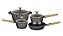 CONJUNTO DE PANELAS MTA CONCEPT GOLD  ALUMINIO INJETADO 4 PC - Imagem 1