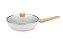 WOK MTA 24CM LINHA CARMELA VANILLA 2,2L CERAMIC FLON - Imagem 1