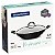 WOK 32CM 4,5L MONACO INDUCAO PRETO - ALUMINIO COM REVESTIMENTO ANTIADERENTE - Imagem 5