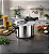 PANELA DE PRESSAO INOX COM VISOR MTA 4,5 LITROS 6010 INDUÇÃO - Imagem 1