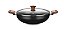 WOK MTA CERAMIC+ COM TAMPA DE VIDRO 28CM 4,3L BLACK - Imagem 1