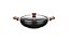 WOK MTA CERAMIC+ COM TAMPA DE VIDRO 28CM 4,3L BLACK - Imagem 4