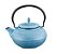CHALEIRA AZUL LINHA FERRO FUNDIDO MTA 1,5L COM CESTO INFUSOR - Imagem 6